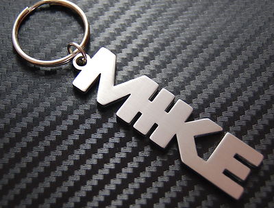 MIKE Keyring Keychain Key Fob Stainless Steel Name Gift | eBay Australia
