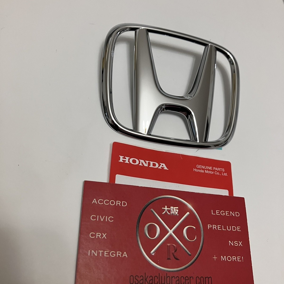 New Genuine OEM 18-22 Honda HR-V Rear Emblem Badge Chrome Logo