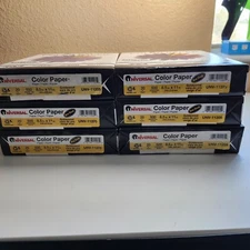 Universal Colored Paper 8.5x11 Goldenrod, 20lb, 500sheets/Ream UNV-11205