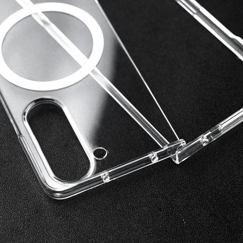 Slim Anti-Scratch Clear Magnetic Protective Phone Case for Galaxy Z Fold 7/6/5/4 - Imagen 5 de 7