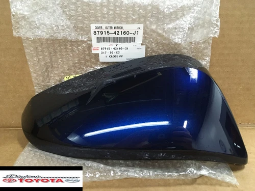 OEM TOYOTA 4RUNNER RAV4 OUTER MIRROR COVER PASSENGER SIDE DK BLUE 87915-42160-J1