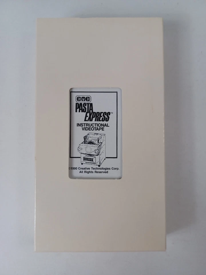CTC Pasta Express VHS Instructional Video X1000 X2000 X3000 Free Ship - Image 4 of 4