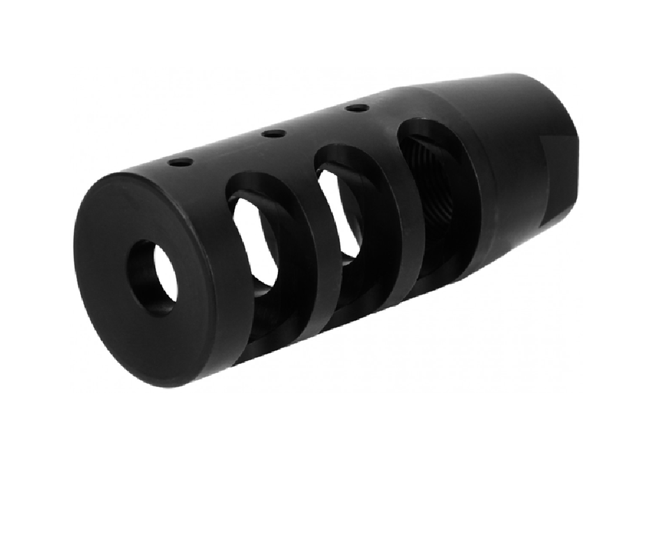 9mm 1/2x28 TPI Compensator Muzzle Brake USA Made Nitride + Free Crush ...
