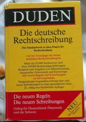 Duden 21.Ausgabe Deutsche Rechtschreibung Hardcover wie neu ...