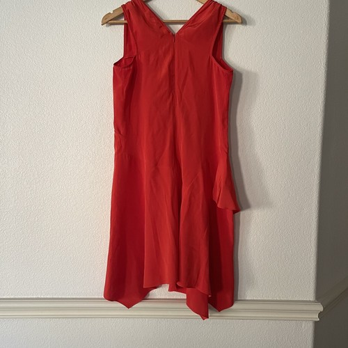 Derek Lam 10 Crosby Flamenco Asymmetrical Tank Dress Silk Size 2 Cocktails Party - Picture 6 of 13