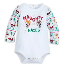 Disney Store Chip, Dale, Santa Mickey & Minnie Baby Outfit 0 3 6 9 12 Months