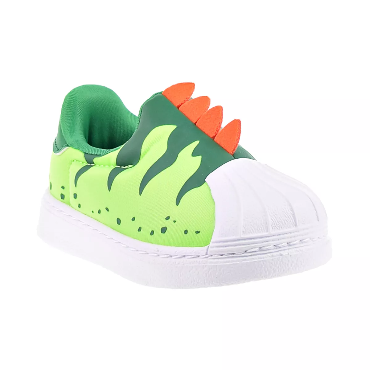 Adidas Superstar &#034;Dinosaur&#034; Toddlers&#039; Shoes Green/Cloud White | eBay