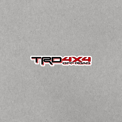 TRD 4X4 Off Road Racing Developement Tacome Tundra Truck Decal Sticker #4853