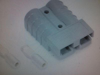 1 GRAU ANDERSON STECKER HIGH OUTPUT 2 PIN 50 AMP AUTO CAMPER WOHNWAGEN MOBILITÄT 