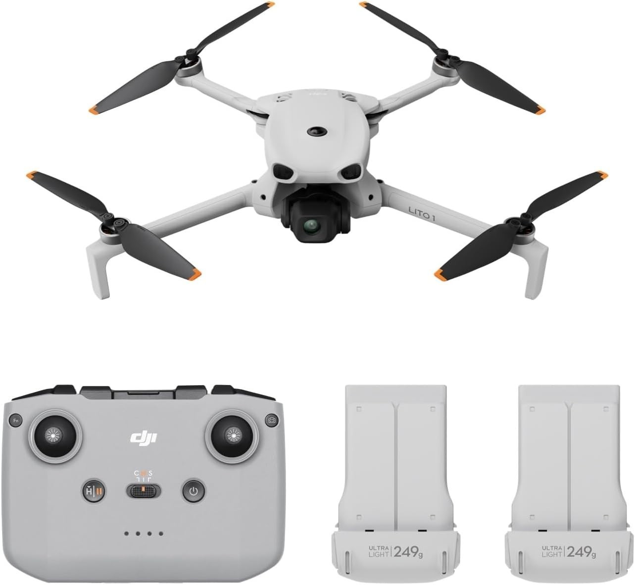DJI Lito Drone Two-Battery Combo (DJI RC-N3) - Ultra Light 249g - Brand New