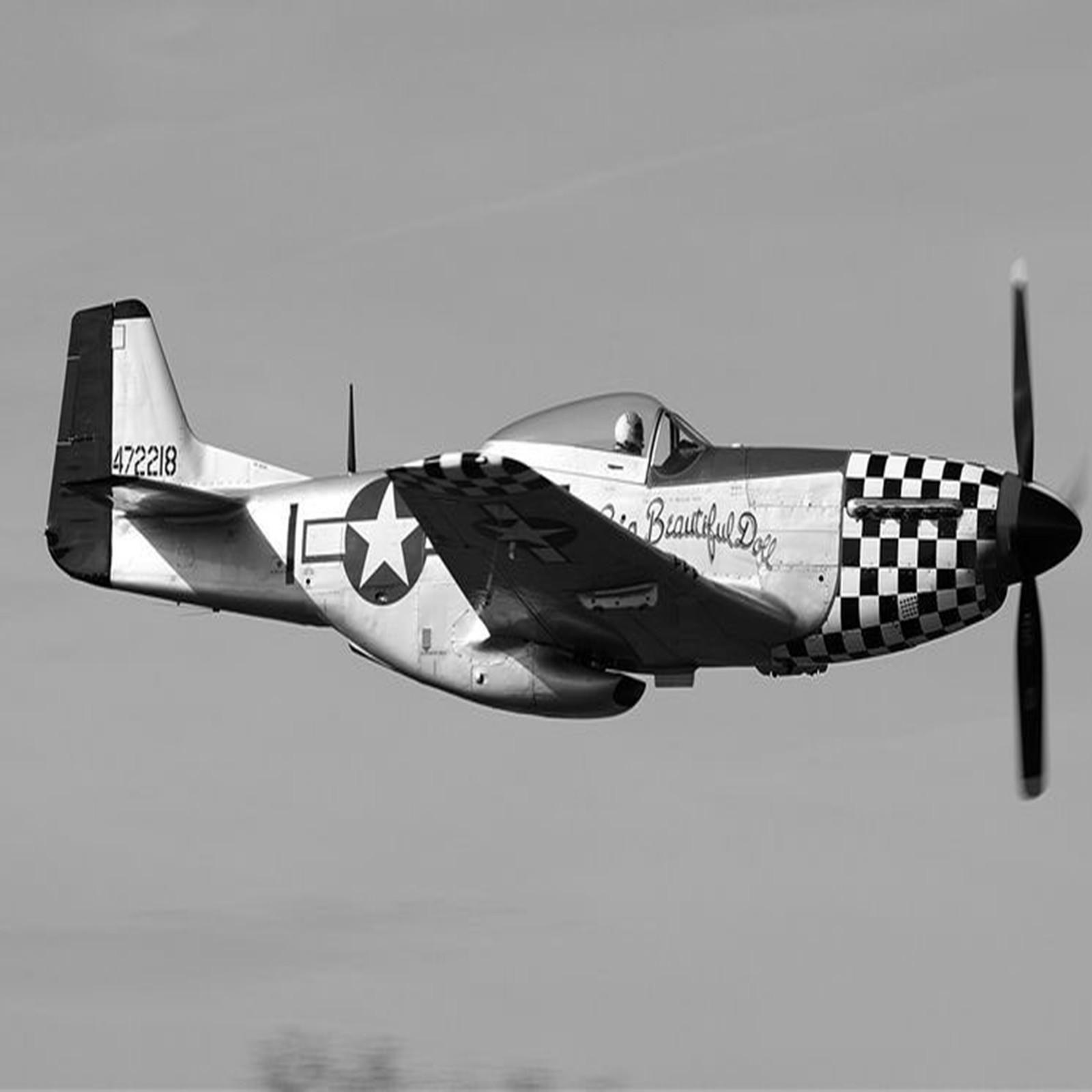1/72 AF1 World War II US P-51 Mustang Fighter Aircraft Model Military Ornaments