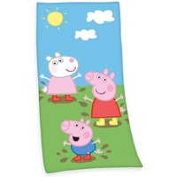 Herding Peppa Pig Velourstuch 75X150 Cm Badetuch Strandtuch Baumwolle Handtuch