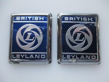 Classic British Leyland Badges Chrome Used. Classic British Leyland Badges Chrome Used.