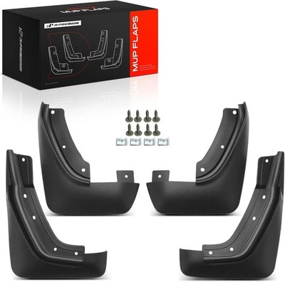 4 Pack Truck Mud Flaps for Volvo S80 2008-2016 Front and Rear Splash Guards