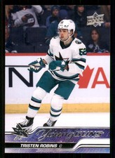 2023-24 Upper Deck #223 Tristen Robins Young Guns RC