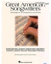 Great American Songwriters Piano, Vocal and Guitar Chords Great American Songwriters Piano, Vocal and Guitar Chords