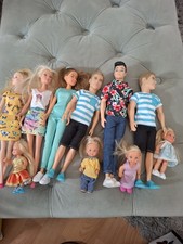 Joblot Of Fashion Dolls Ladies ,men,children