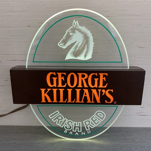 VTG 1985 George Killian’s Irish Red Lighted Indoor Electric Beer Sign - Works!