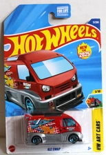 Hot Wheels 2025 HW Art Cars 1/10 Kei Swap 11/250 Red