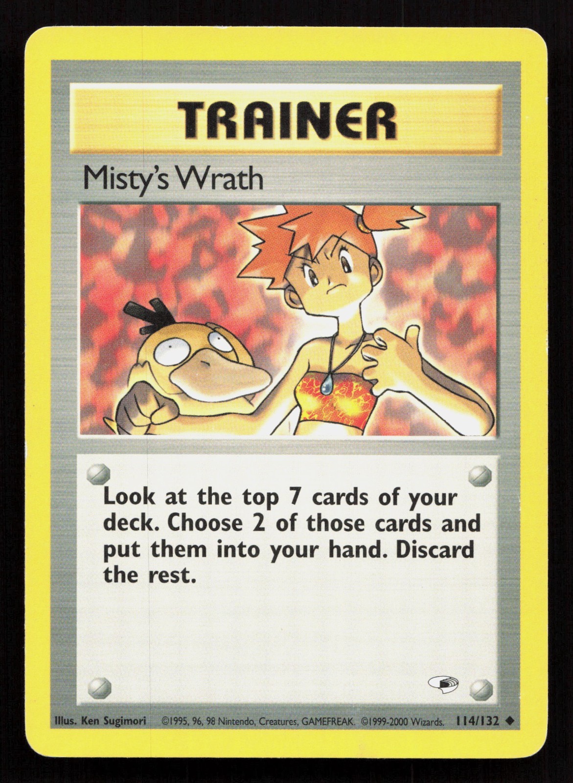 Misty's Wrath 114/132 Uncommon Gym Heroes Pokemon Unlimited