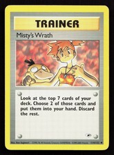Misty's Wrath 114/132 Uncommon Gym Heroes Pokemon Unlimited on eBay