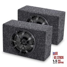 2-Way Coaxial Car Audio Speakers with Speaker Box 6.5" 100 W Separate