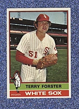 1976 Topps Baseball Set Break # 437 Terry Forster - White Sox  - Free Shipping