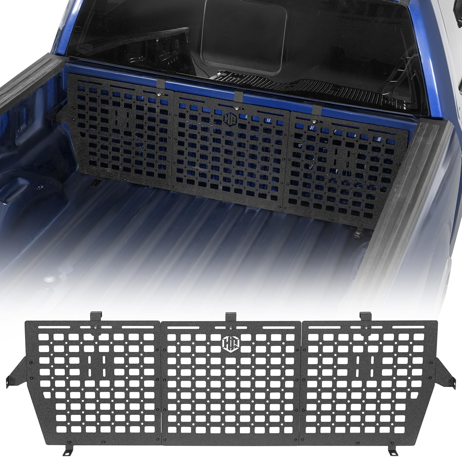 Truck Bed MOLLE Panel Cargo Rack for Ford F-150 5.5FT 2015 2026 No Drill Bolt On