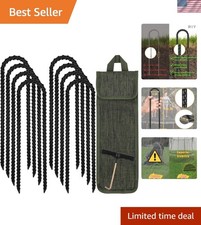 Trampoline Stakes Anchors High Wind Heavy Duty Tent Stakes 12 Inch Ground Anc...