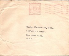 GOLDPATH: Great Britain cover 1929 to USA meter mark CV899_P04