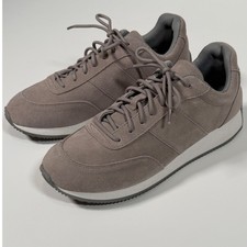 Eileen Fisher Suede Sneakers Taupe Minimalist...
