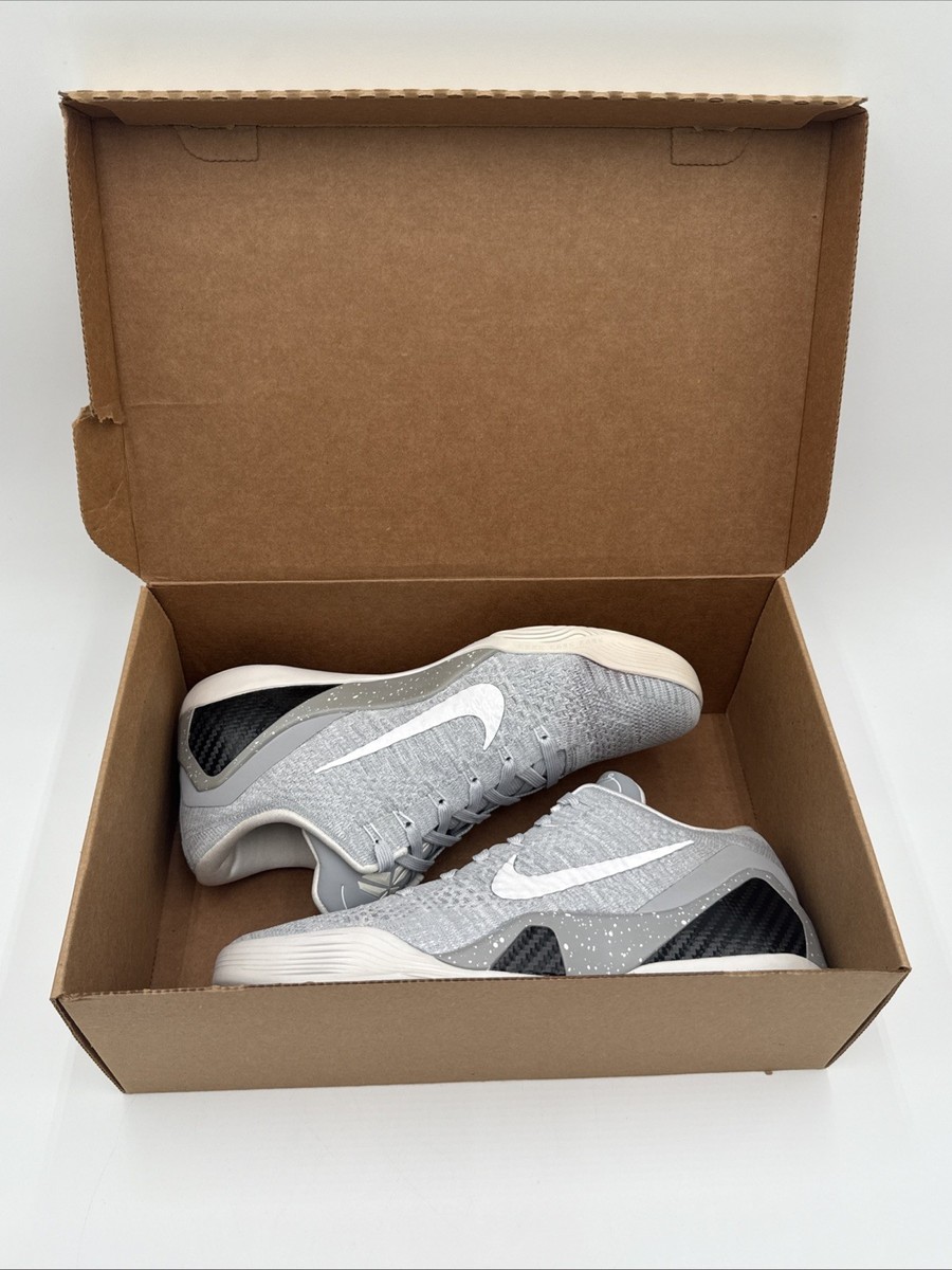 Nike Kobe 9 Elite Low Premium HTM Milan Wolf Grey 2014 Sz10 Brand