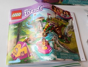 LEGO Friends 41121 Adventure Camp Rafting 100% Complete W/Instructions EC