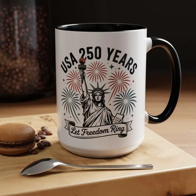 Statue of Liberty USA Mug Patriotic American Landmark Gift Coffee