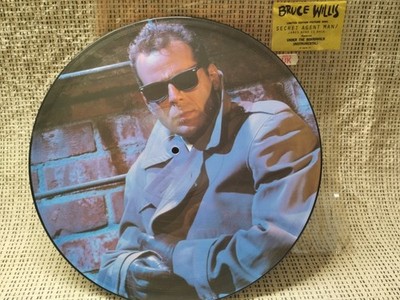 Bruce Willis 12'' Picture Disc, Secret Agent Man, James Bond Is Back, UK 87 EX 