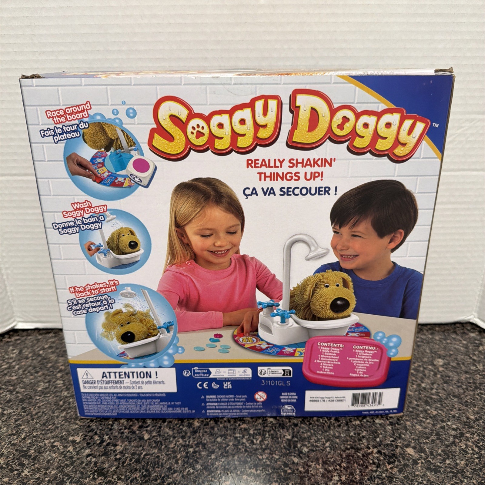 Soggy Doggy Board Game Action Packed Fun for Kids Ages 4 and Up
