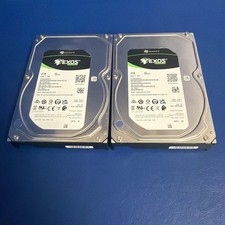 Lot of 2x Seagate 2TB Exos 7E8 SATA HDD ST2000NM001A