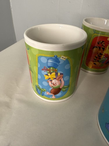 Disney Winnie The Pooh Friends Piglet & Tigger Houston Harvest Porcelain Mug Set - Picture 5 of 8