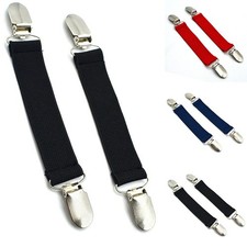 Suspender Non slip Solid Stretch Elastic Accessories Adjustable Formal