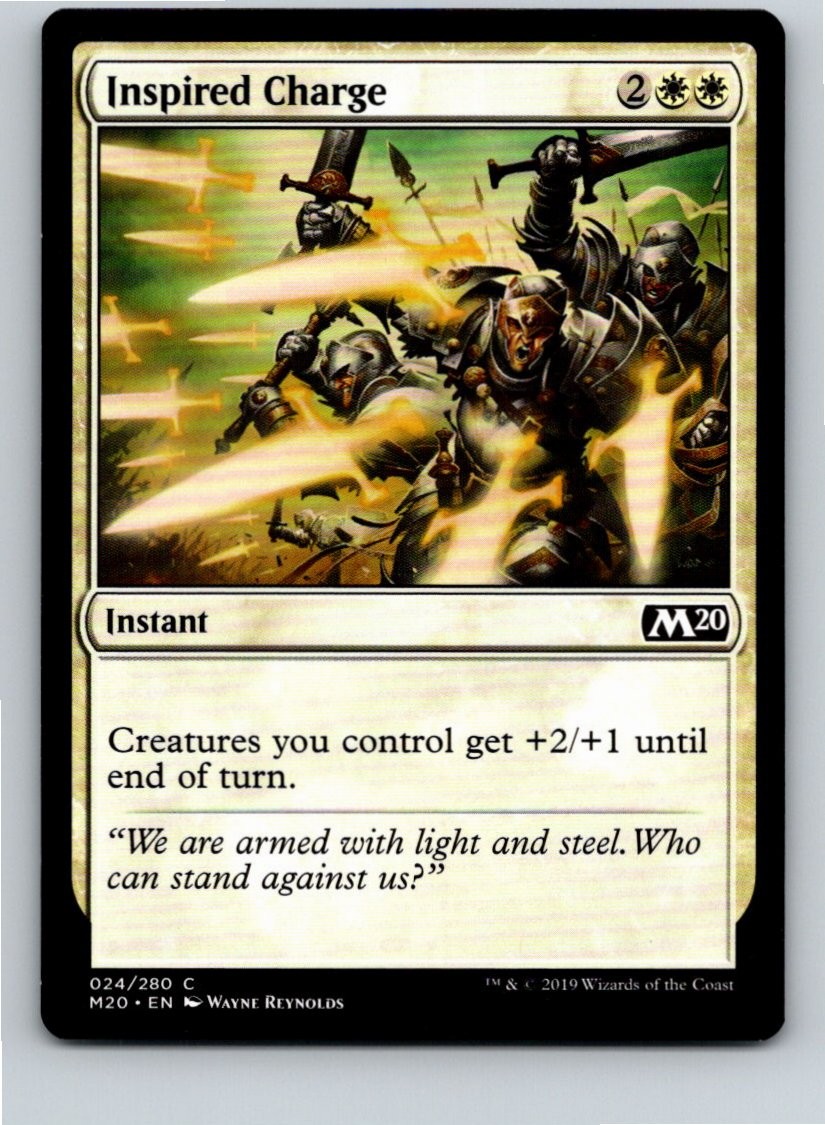 Magic the Gathering Inspired Charge Core Set 2020 MTG Free Shipping!