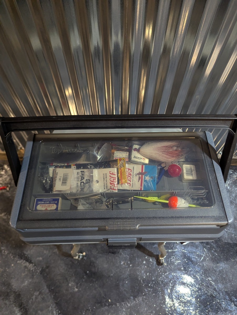 Boîte De Pêche Plano 3300 Vintage – Jamais Utilisée, état Neuf, USA