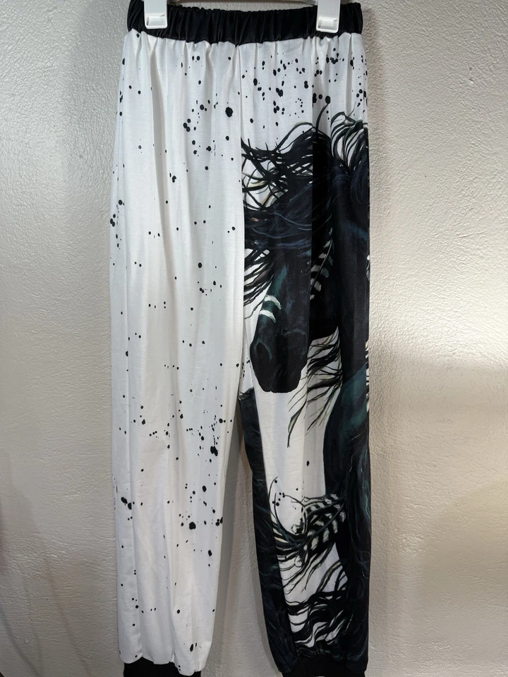 Equestrian Horse Print Lightweight Hoodie And Matching Pant Set - Image 2 of 4