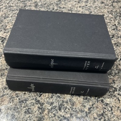 Twilight & Eclipse Stephenie Meyer Hardcover Book Lot Of 2 No Dust Jacket Good
