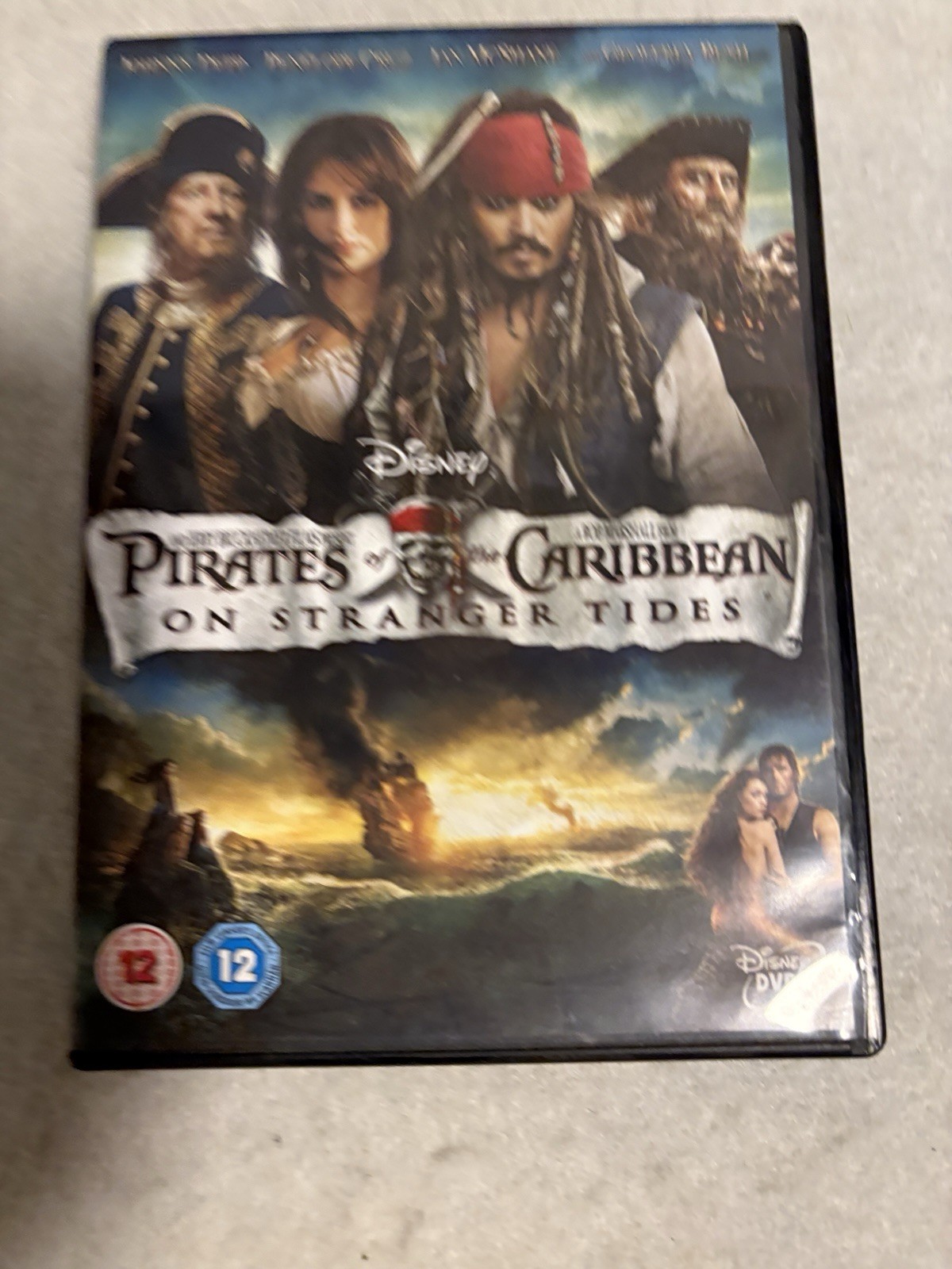 Pirates of the Caribbean - On Stranger Tides - Johnny Depp - Cert 12