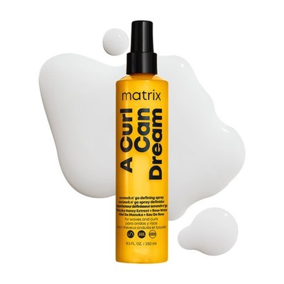 Hair Spray Curl Define Frizz Control Heat Protection Manuka Honey Matrix Dream