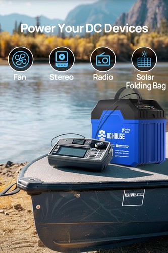 12V 100Ah Protable Lithium Battery Lifepo4 Leisure Battery for Vans RV Camp Boat - Picture 6 of 11