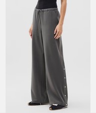 Athleta MVP Mid Rise Snap Pant Shadow Gray Women  s Size Small NWT 129 Pull On