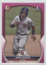 2023 Bowman Prospects Fuchsia 24/299 Jorge Burgos #BP-98 9b3