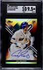 CAL RALEIGH~ 2022 Topps Finest ON CARD Rookie AUTO🔥SGC 10/9.5🔥Beauty!