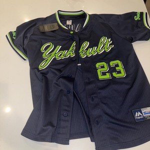 Tokyo Yakult Swallows Majestic Aoki Japanese Baseball Visitor Uniform Jersey L